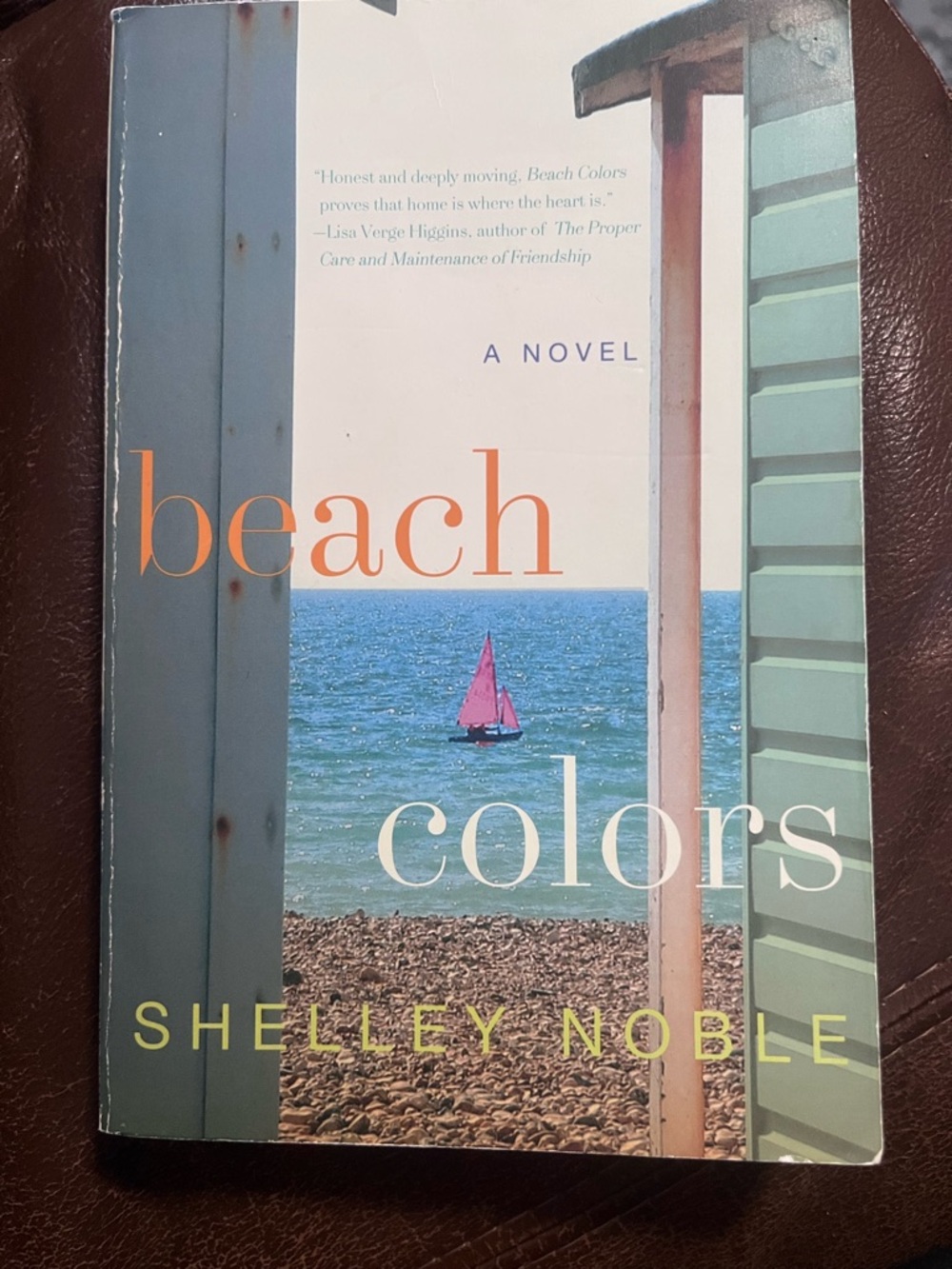 "Beach Colors" Paperback Novel - Blue & Pink Cover